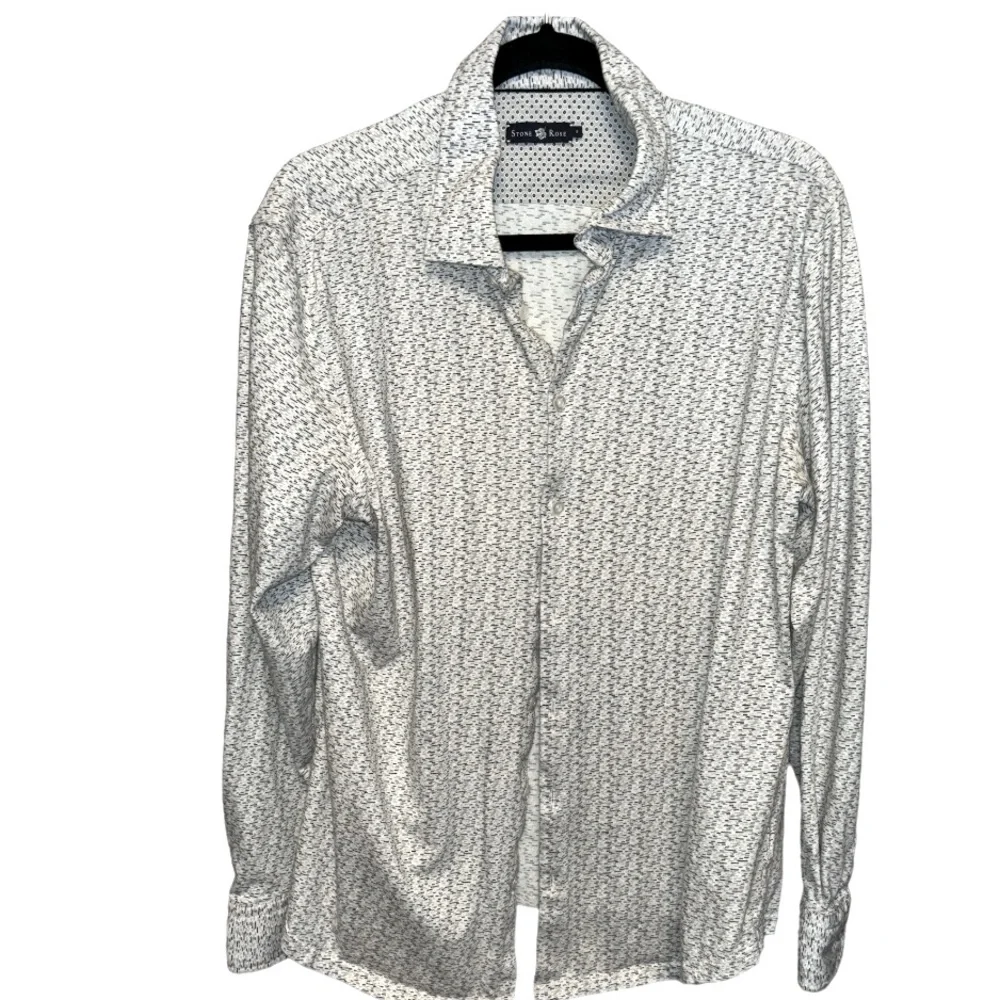 Stone Rose Collared Patterned Shirt - Picture 3 of 6